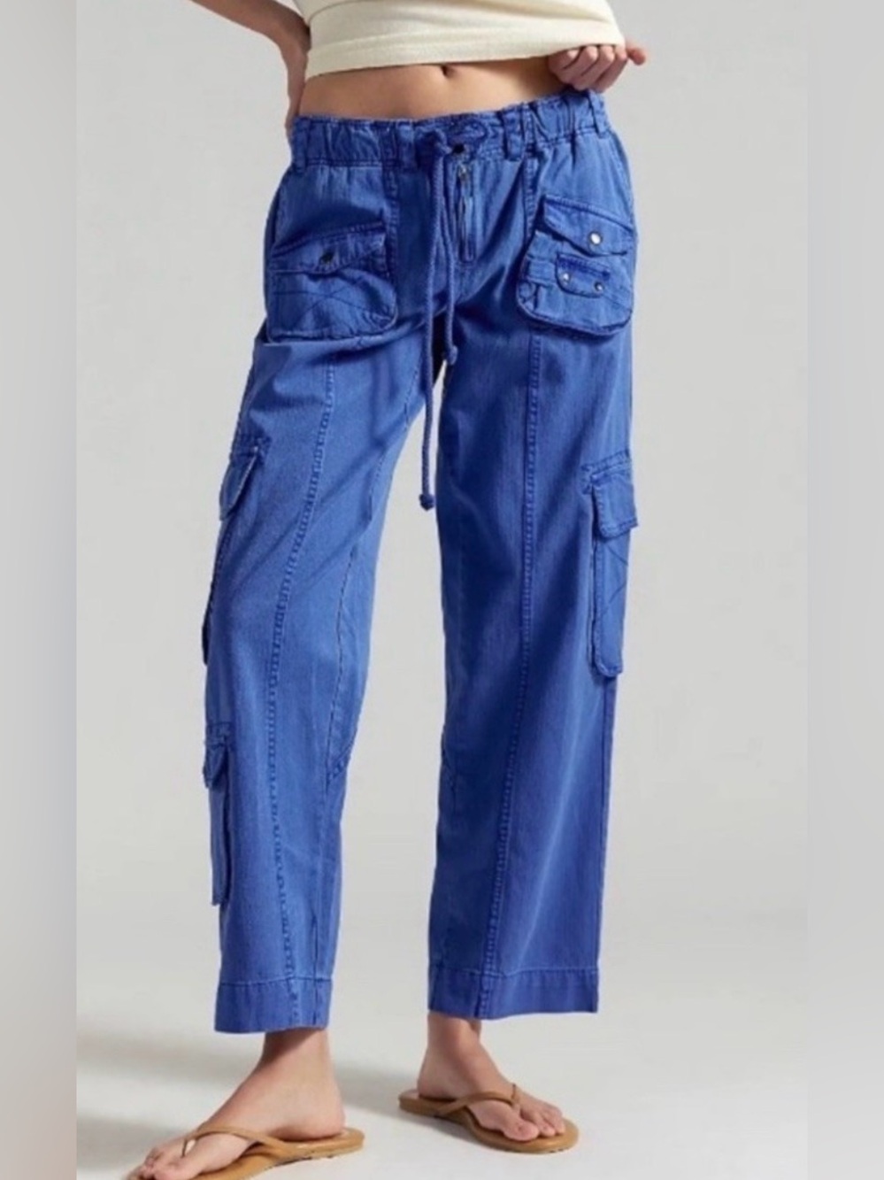 Free people We The Free Tahiti pull on cargo pants- NWT